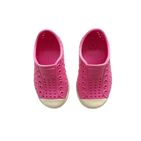 Native Pink Jefferson Sneakers Size 6c - Picture 2 of 5